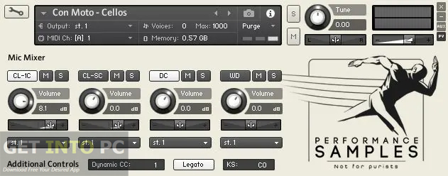 Performance Samples - CON MOTO - CELLOS (KONTAKT) Direct Link Download